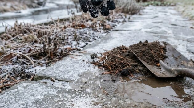 The science of winter sidewalk salt: how it works, its environmental impacts, and safer alternatives for home use