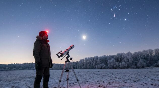 Winter stargazing science and practical skywatching in January