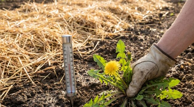 Why spring weeds explode: the plant science of germination cues, soil temperature, and how to time low-chemical weed control
