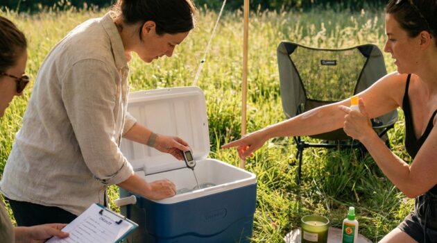 How to plan a safe, science-smart solstice picnic: food temperature basics, shade/UV planning, and bug-aware setup (informational)