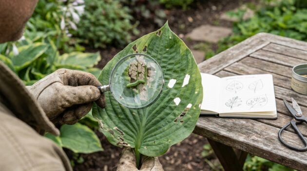 Why your garden suddenly has ‘chewed leaves’ in July: common insect patterns, how plants respond, and safe, non-chemical first steps